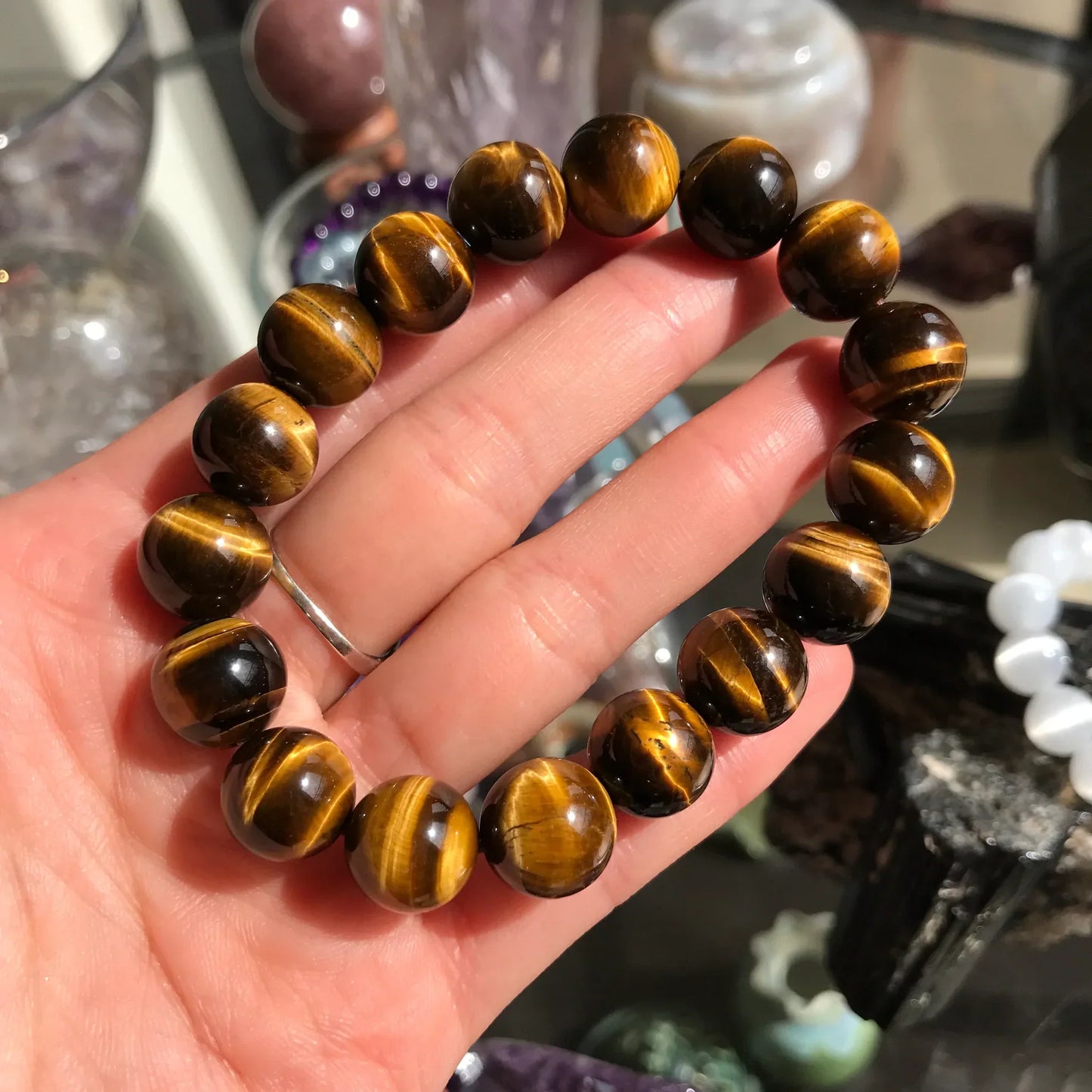 Gold Tiger Eye Bracelet