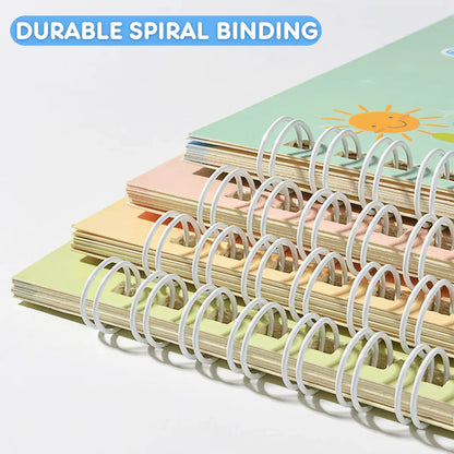 Magic Writing Book- Reusable Handwriting Practice with Disappearing Ink 4pc Set